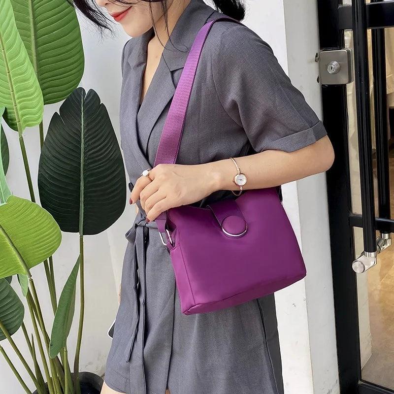 Waterproof Shoulder Bag Women Crossbody Messenger Bag Daily Handbag