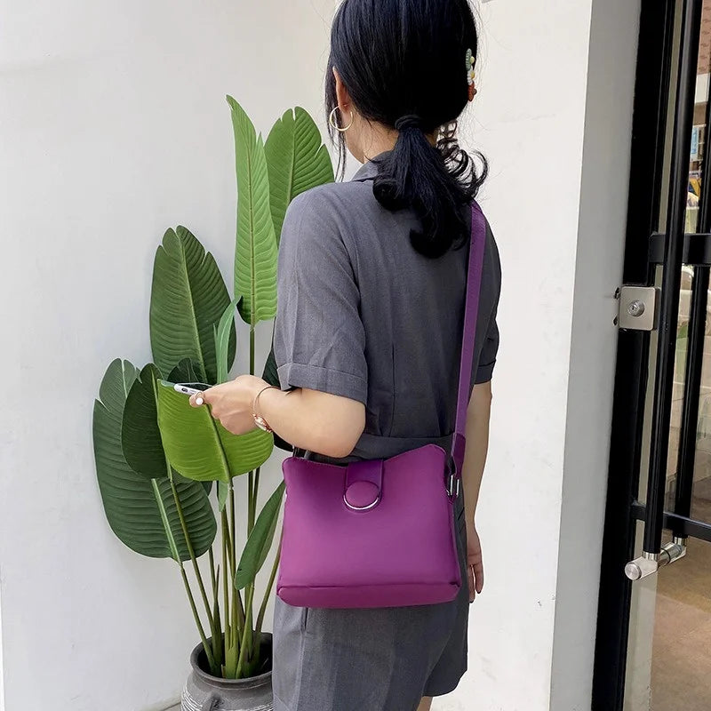 Waterproof Shoulder Bag Women Crossbody Messenger Handbag Lady Purse Bolso