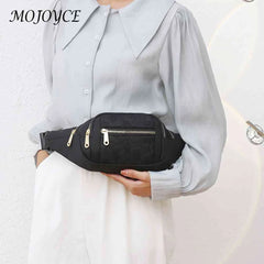 Oxford Cloth Multilayer Fanny Pack for Fitness Running Cycling Gym