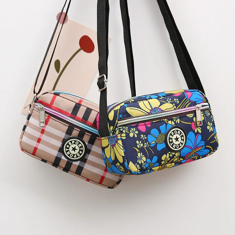 Casual Nylon Crossbody Bag for Women Middle-aged Mother