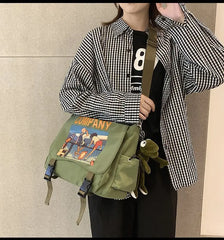 Oxford Crossbody Bag for Women Youth Shoulder Bag Large Capacity