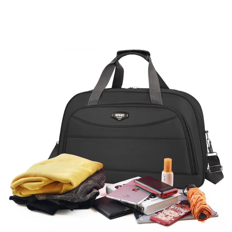 Oxford Large Capacity Nylon Duffle Bag Weekend Travel Bag For Women