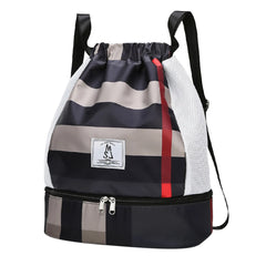 Oxford Fitness Bag Large Capacity with Shoe Compartment
