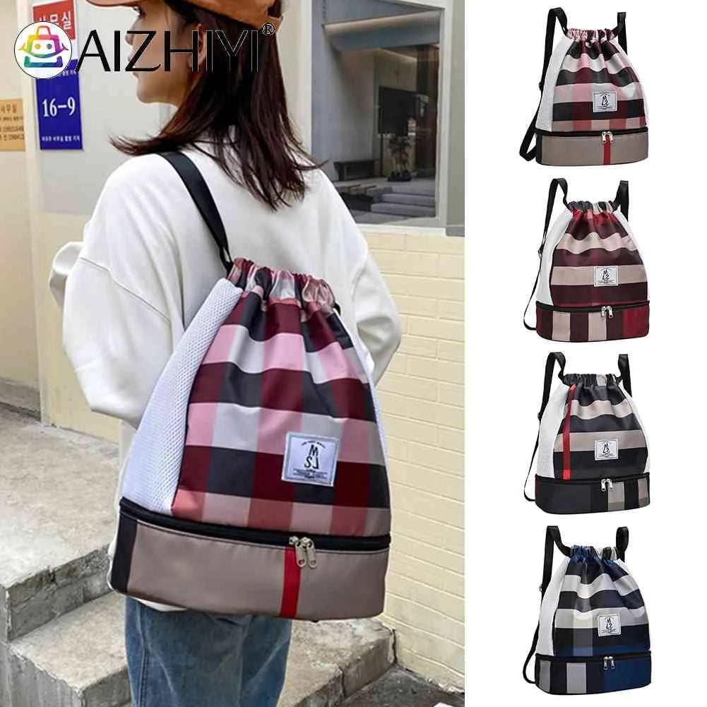 Oxford Fitness Bag Large Capacity with Shoe Compartment