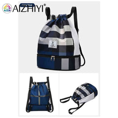 Oxford Fitness Bag Large Capacity with Shoe Compartment