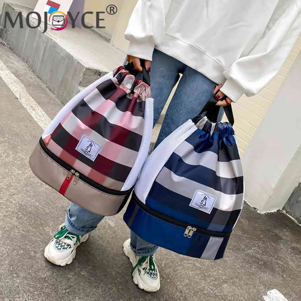 Oxford Fitness Bag Large Capacity Gym Bag with Shoe Compartment Lightweight