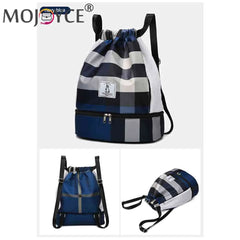Oxford Fitness Bag Large Capacity Gym Bag with Shoe Compartment Lightweight