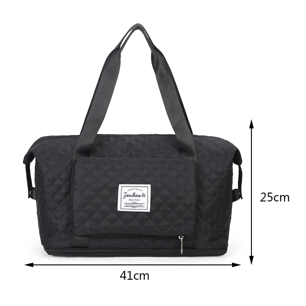 Foldable Travel Bags Unisex Large Capacity Luggage Women Shoulder Bag