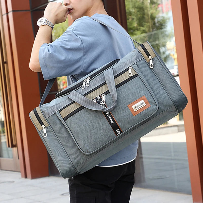 Large Capacity Oxford Travel Bag Carry On Luggage Men Women Outdoor Tote