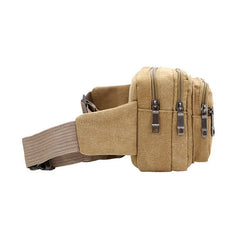 Oxford Waist Bag Durable Canvas Multifunction Traval Outdoor Fanny Pack