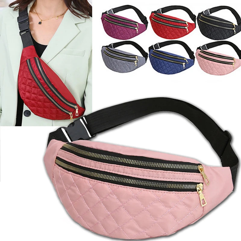 Oxford Waist Bags for Women Fanny Pack Female Waist Bag Shoulder Crossbody Chest