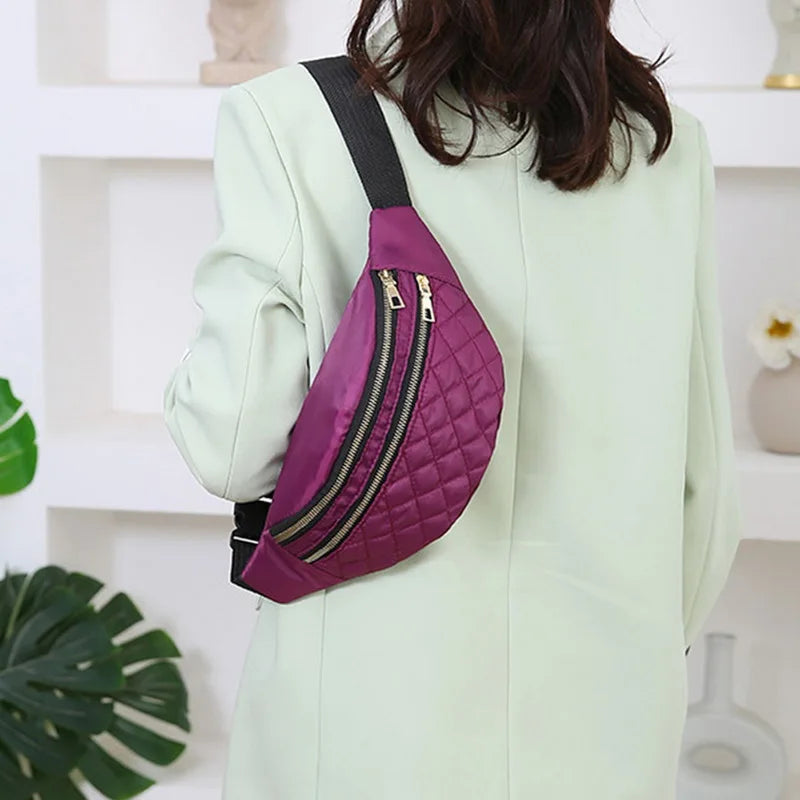 Oxford Waist Bags for Women Fanny Pack Female Waist Bag Shoulder Crossbody Chest