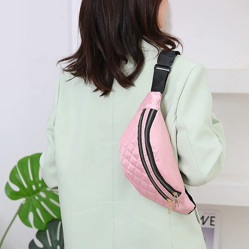 Oxford Waist Bags for Women Fanny Pack Female Waist Bag Shoulder Crossbody Chest