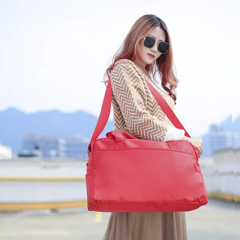 Oxford Waterproof Travel Bag Large Capacity Duffle Weekend Women Bag Unisex Men