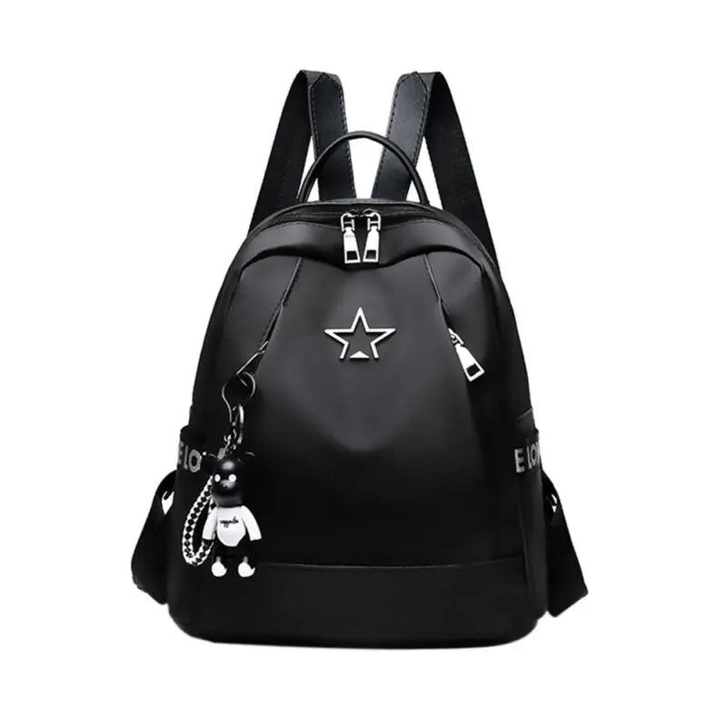 Oxford Women Backpack Large Capacity Travel Shoulder Bag Pendant School Bags