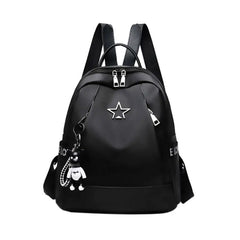 Oxford Women Backpack Large Capacity Travel Shoulder Bag Pendant School Bags