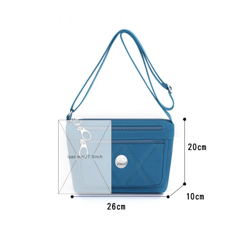 Oxford Women Messenger Flaps Casual Shoulder Bags Lightweight Crossbody