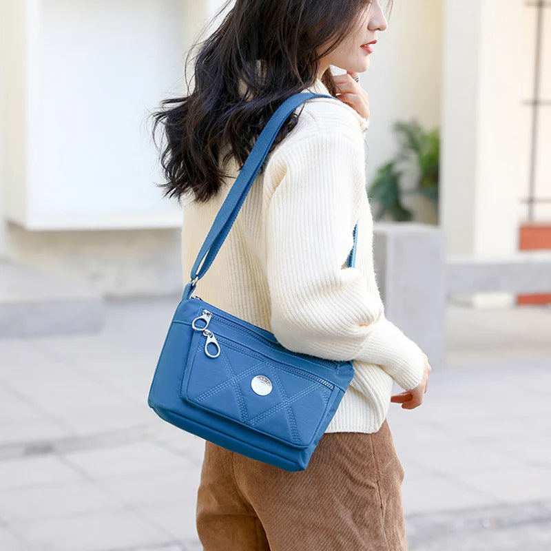 Oxford Women Messenger Flaps Casual Shoulder Bags Lightweight Crossbody