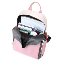 Large Capacity Oxford Women School Backpack