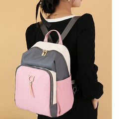 Large Capacity Oxford Women School Backpack