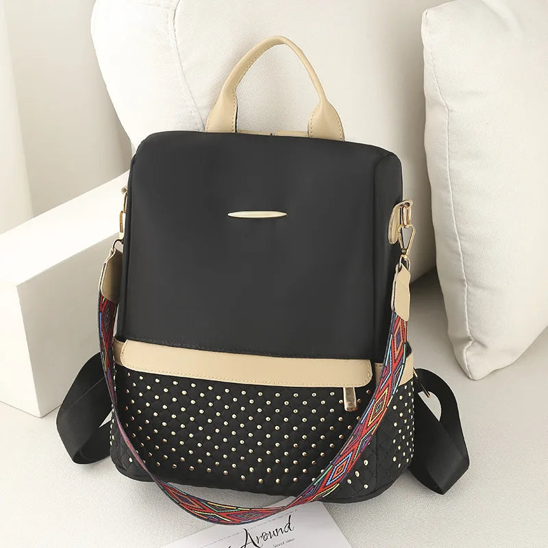 Oxford Women's Anti-Theft Backpack - Large Capacity Travel Bag