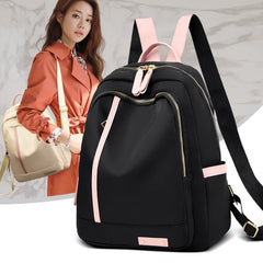 Oxford Cloth Shoulder Bag Waterproof Women Backpack