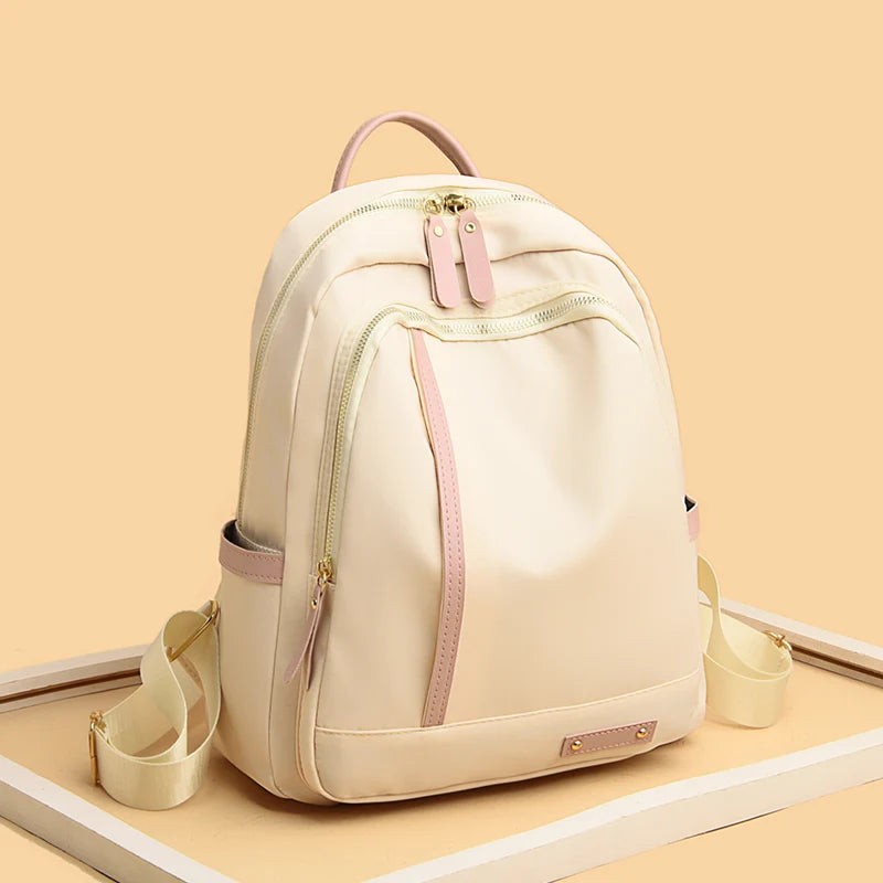 Oxford Cloth Backpack Waterproof School Bag for Women