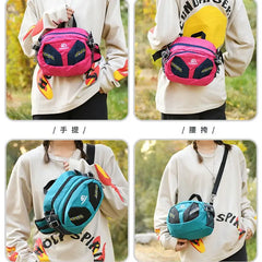 Oxford Cloth Outdoor Backpack Sports Waist Bag Men Women Couple Bag