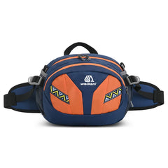 Oxford Cloth Outdoor Backpack Sports Waist Bag Men Women Couple Bag