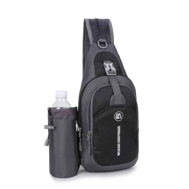 Waterproof Oxford Chest Bag Travel Sports Messenger Bag Men Women