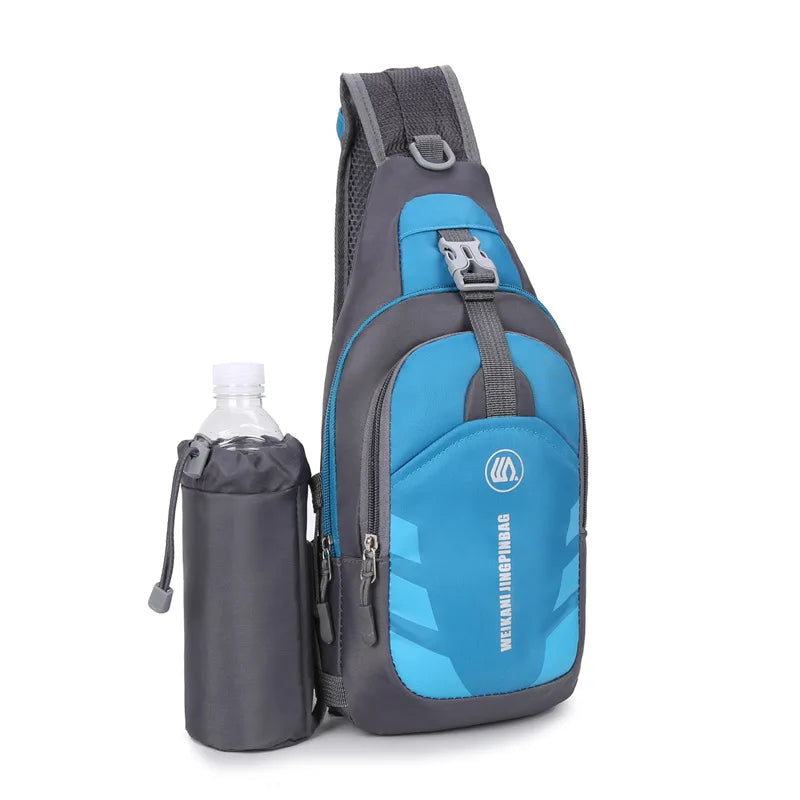 Waterproof Oxford Chest Bag Travel Sports Messenger Bag Men Women