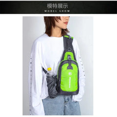 Waterproof Oxford Chest Bag Travel Sports Messenger Bag Men Women