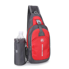 Waterproof Oxford Chest Bag Travel Sports Messenger Bag Men Women
