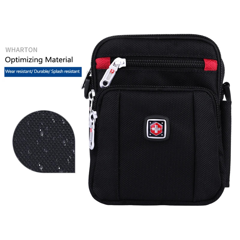 Waterproof Waist Bag Fanny Pack Men Small Pouch Purse Casual Male Pockets