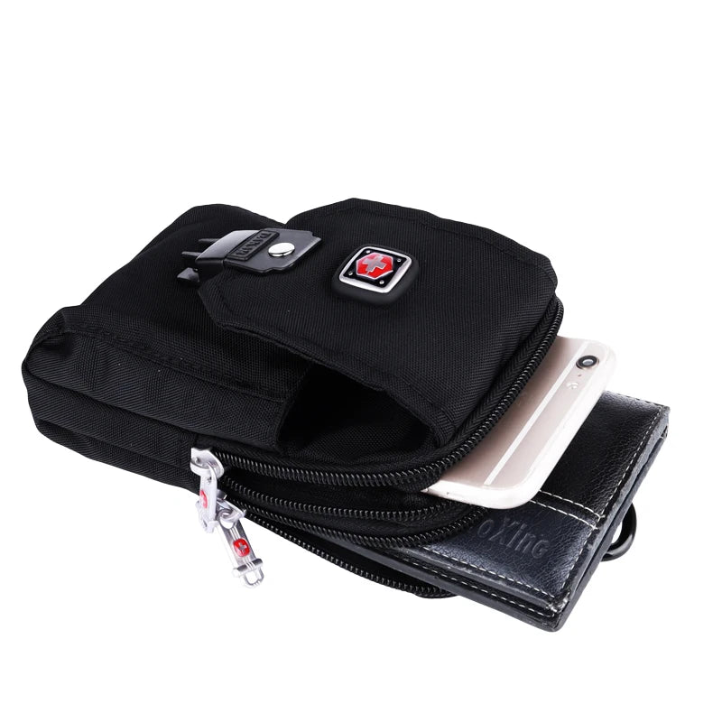 Men Belt Bag Casual Waist Packs Phone Purse Pouch Travel Fanny Pack Small Bum