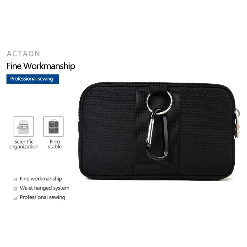 Horizontal Phone Pouch Fanny Pack Waist Bag for 6.1/6.5 INCH Phone