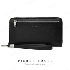 PIERRELOUES Long Clutch Wallet Large Capacity Women Purse Lady Purses Phone Pock