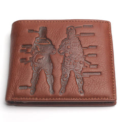 PLAYERUNKNOWN Game Wallet Men Leather American Soldiers Purses