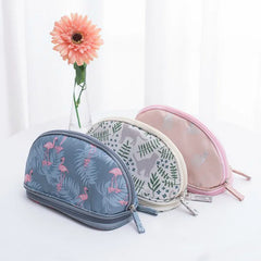 Women Cosmetic Makeup Case Bag Box Waterproof Portable Double layer Storage Bag