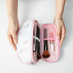 Women Cosmetic Makeup Case Bag Box Waterproof Portable Double layer Storage Bag