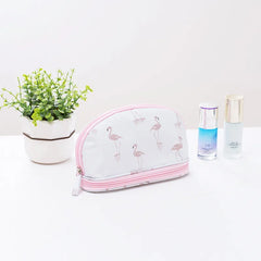 Women Cosmetic Makeup Case Bag Box Waterproof Portable Double layer Storage Bag