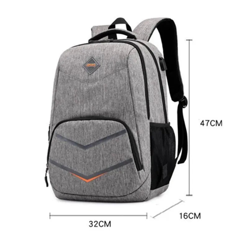 High School Bags For Teenage Boys Travel Backpack Boy Laptop Bag 15.6