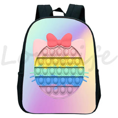 Kindergarten Daypack 3D Pattern Rucksack Kids Bagpack Girls Boys School Bags