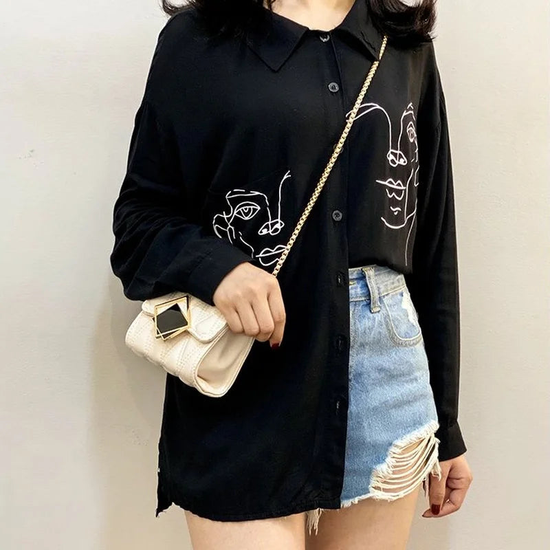PU Flap Shoulder Bags Women Thread Casual Chain Ins Harajuku OL Purse Satchel