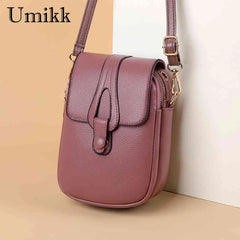 PU Handbags Women Small Crossbody Bag Ladies Shoulder Messenger Phone Pouch