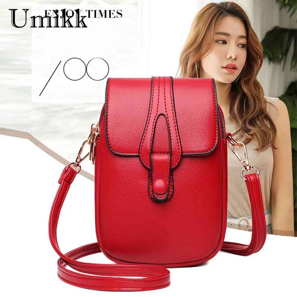 PU Handbags Women Small Crossbody Bag Ladies Shoulder Messenger Phone Pouch