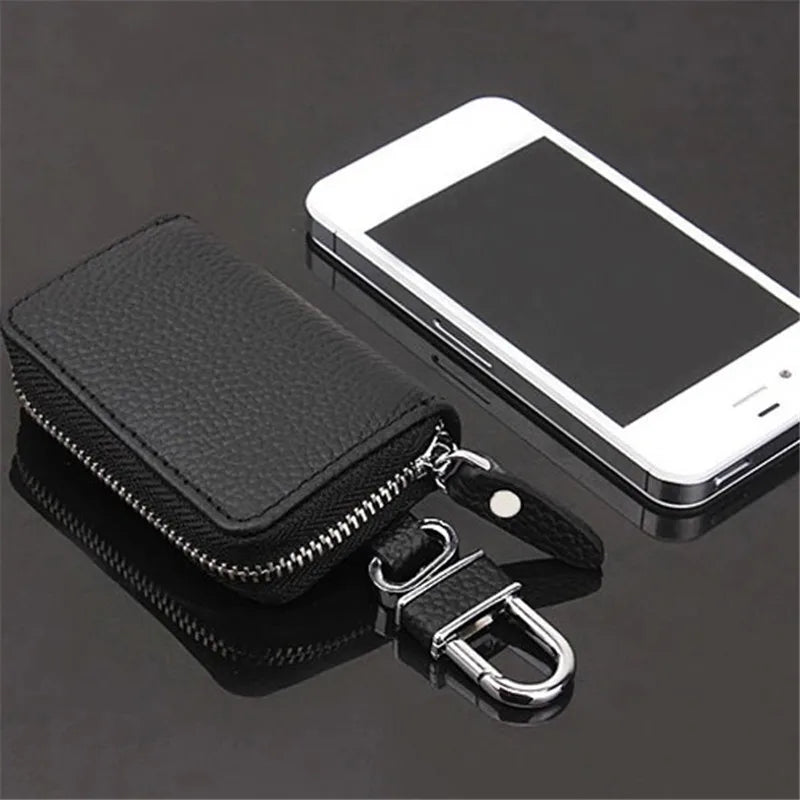 Car Key Wallets Men Women Housekeeper Keys Organizer Zipper Key Case