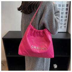 Vintage PU Leather Chain Shoulder Crossbody Tote Bags for Women