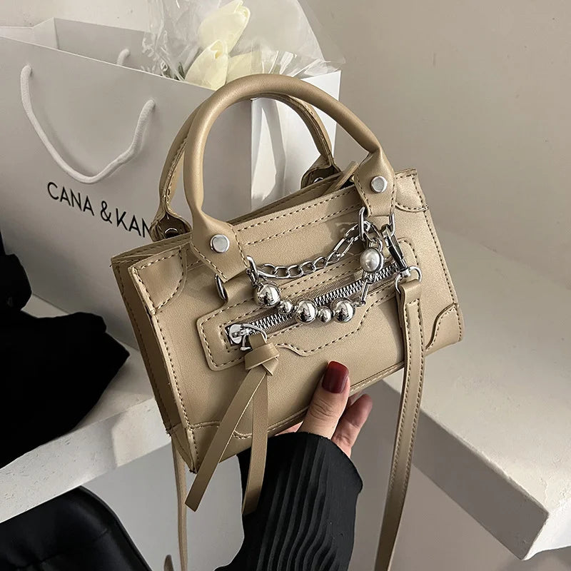 Square Chain Shoulder Bag Small Flap Handbag