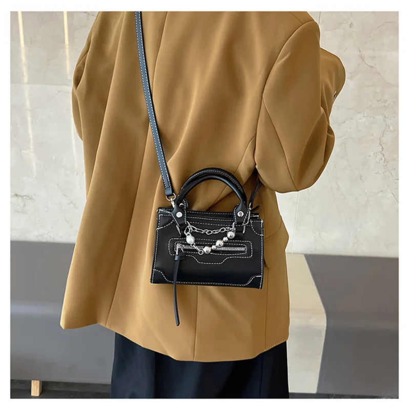 Square Chain Shoulder Bag Small Flap Handbag
